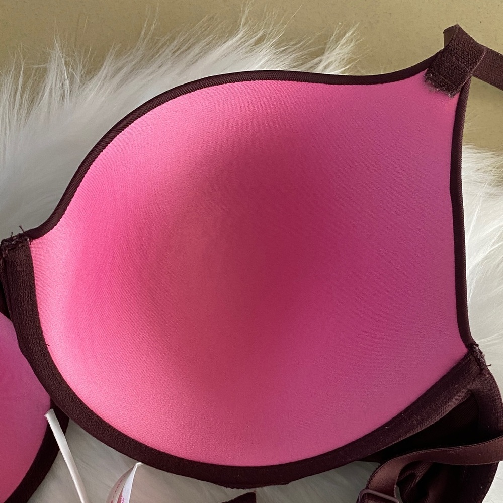 Pink Victoria secrets everywhere T-shirt bra size 36DD color brown - Picture 7 of 7